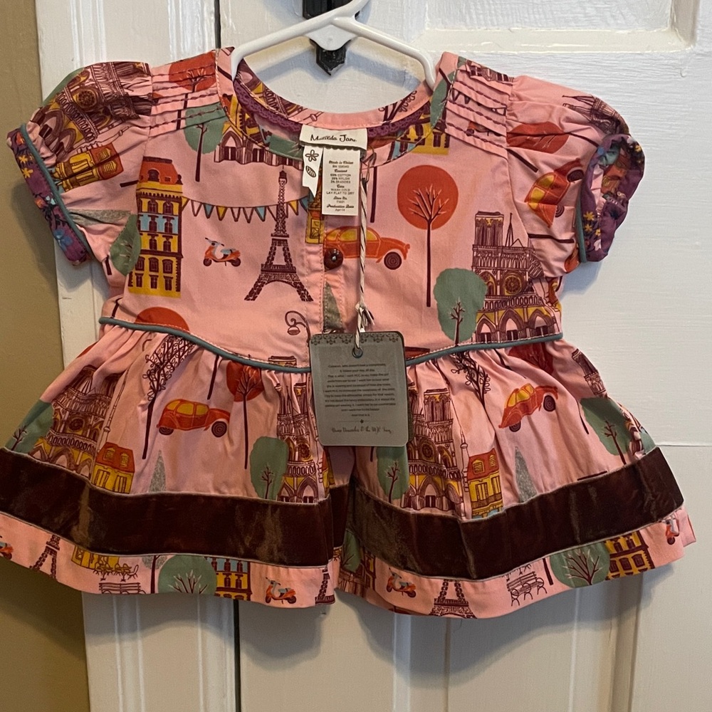 Matilda Jane Pink and Brown Parisian Dress